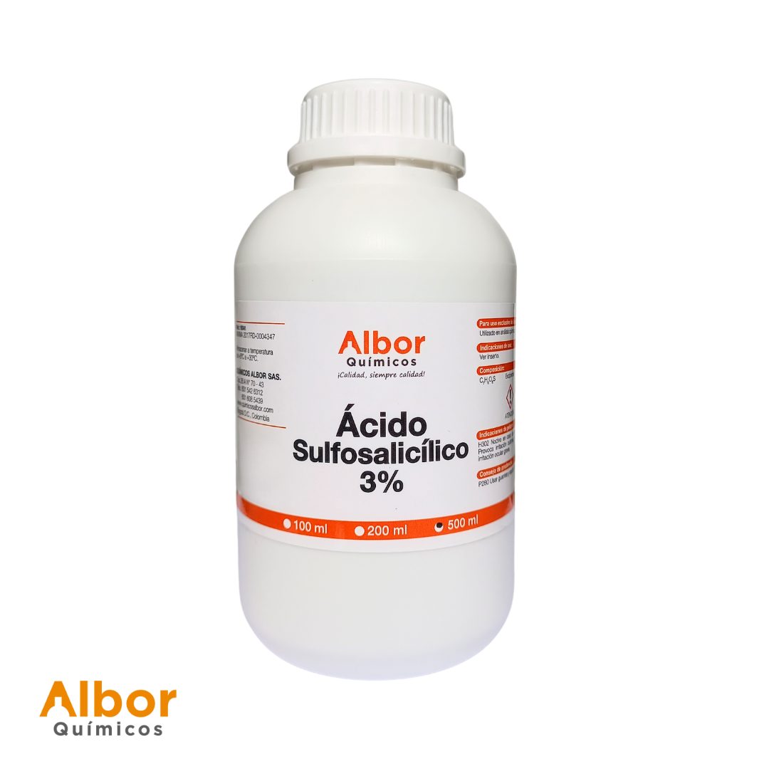 Acido Sulfosalicilico 3%