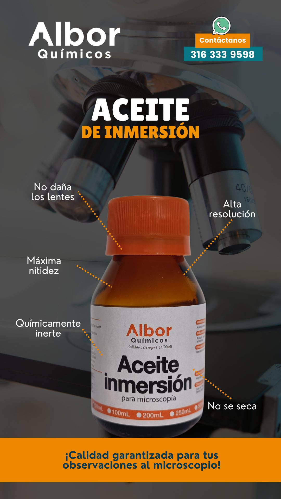Aceite Inmersion